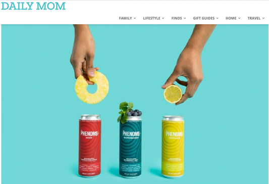 All Phenoms Selected as Daily Mom's "23 Best Vegan Friendly Drinks & Snacks For a Healthy Lifestyle"